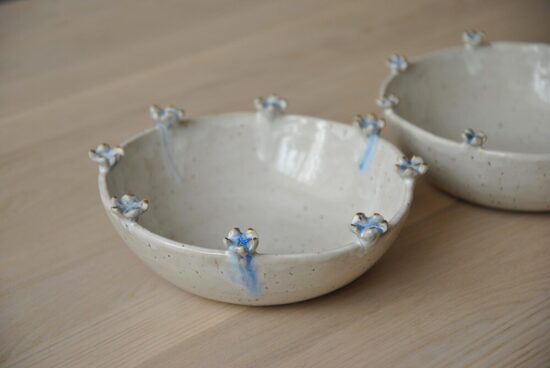 BĻODA ZILAIS ZIEDIŅŠ 19CM