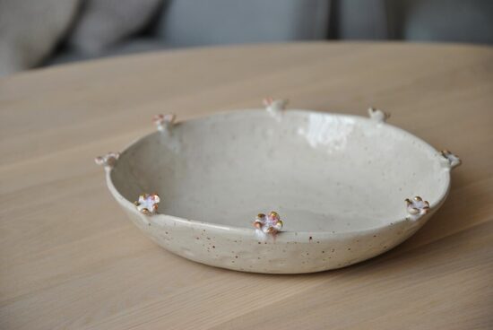 LĒZENA BĻODA ROZĀ ZIEDIŅŠ 26CM